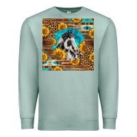 Seafoam western paint horse Premium Sweatshirt - LillyAllenDesigns