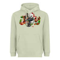 Matcha panda joy christmas Heavyweight Hoodie - LillyAllenDesigns