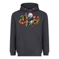 Smoke panda joy christmas Heavyweight Hoodie - LillyAllenDesigns