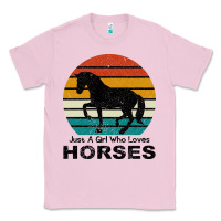 Bubblegum Pink Just A Girl Who Loves Horses Classic Tee - Bettercallsaul