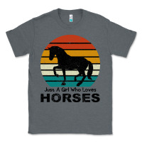 Charcoal Heather Just A Girl Who Loves Horses Classic Tee - Bettercallsaul