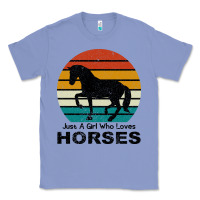 Colony Blue Just A Girl Who Loves Horses Classic Tee - Bettercallsaul