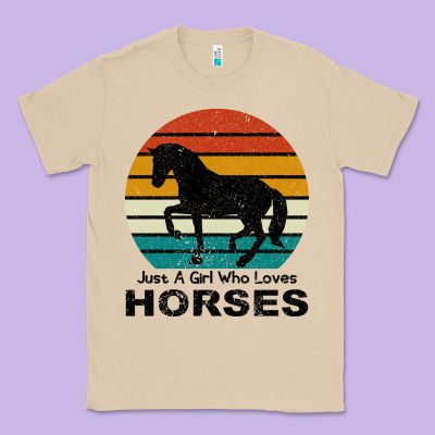 Just A Girl Who Loves Horses Classic Tee Designed By Bettercallsaul