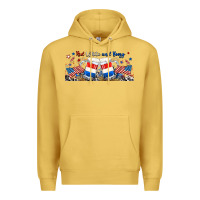 Antique Gold red white and boozy libbey glass Premium Hoodie - RanaPortraitStore