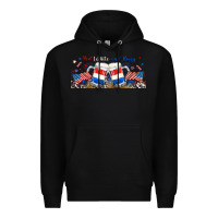 Black red white and boozy libbey glass Premium Hoodie - RanaPortraitStore