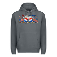 Rock red white and boozy libbey glass Premium Hoodie - RanaPortraitStore