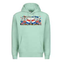 Seafoam red white and boozy libbey glass Premium Hoodie - RanaPortraitStore
