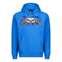 True Royal red white and boozy libbey glass Premium Hoodie - RanaPortraitStore