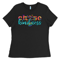Black Lgbtq Choose Kindness With Heart And Peace Ladies Tee - BundleAndBundleShop