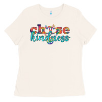 Bone Lgbtq Choose Kindness With Heart And Peace Ladies Tee - BundleAndBundleShop