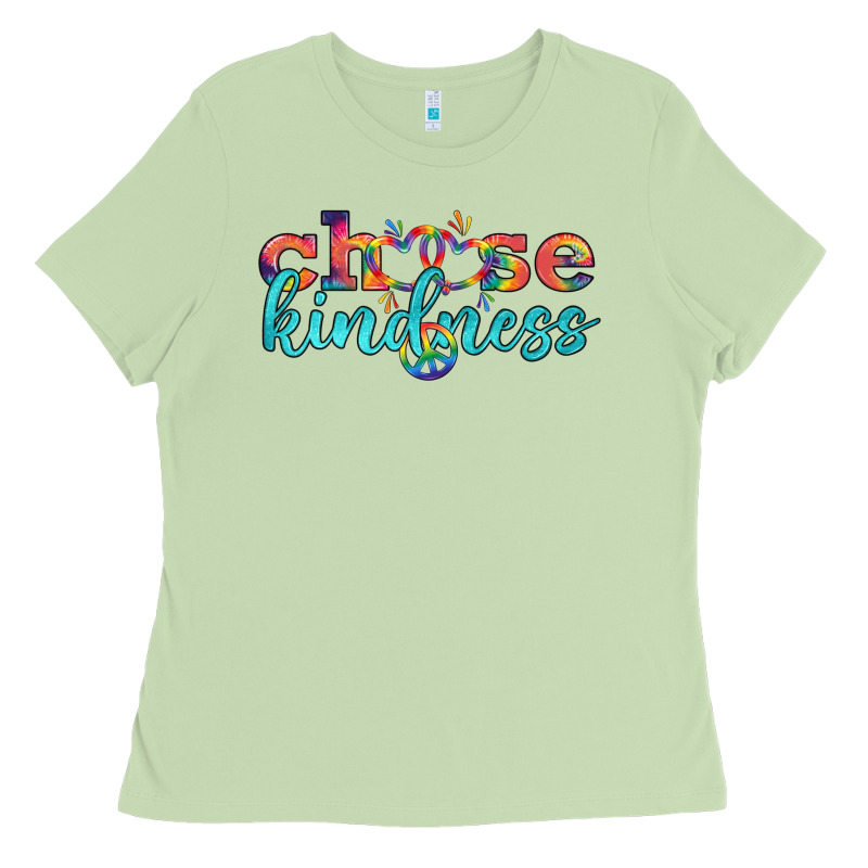 Lgbtq Choose Kindness With Heart And Peace Ladies Tee by BundleAndBundleShop | Teevron