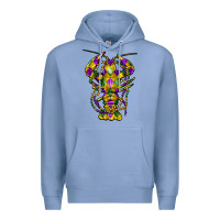 Colony Blue mardi gras crawfish Premium Hoodie - FaDigitalArtStudio