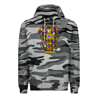 Slate Camo mardi gras crawfish Premium Hoodie - FaDigitalArtStudio