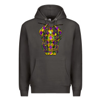 Smoke mardi gras crawfish Premium Hoodie - FaDigitalArtStudio