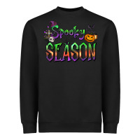 Black Halloween Spooky Season Heavyweight Sweatshirt - FaDigitalArtStudio