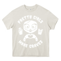 Cream pretty girls make graves Heavy Core Tee - tuanDangUi