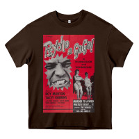 Chocolate Brown psycho a gogo movie Heavy Core Tee - tuanDangUi