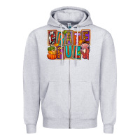Heather Grey grateful thanksgiving Zipper Hoodie - FaDigitalArtStudio