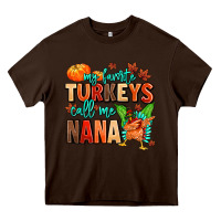 Chocolate Brown my favorite call me nana Heavy Core Tee - MaliasSmallBusiness