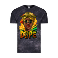 Cloud Black unapologetically dope afro Vintage Tee - NancyCooperArtShop