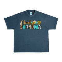 Midnight Navy Western Great Grandma Urban Heavy Tee - texasbilliewilder