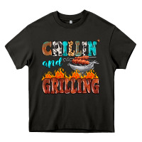 Asphalt chillin and grilling Heavy Core Tee - MaliasSmallBusiness