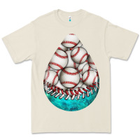 Bone baseball and western roses teardrop  8 Premium Tee - BundleAndBundleShop