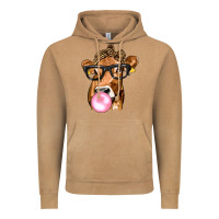 Vintage Camel Cow Lick with Leopard Bandana Vintage Hoodie - texasbilliewilder