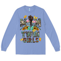 Mom Of Twin Girls Mother's Day Long Sleeve Tee | Teevron
