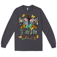Smoke mom of twin girls mother's day Long Sleeve Tee - CowGirlArtShop