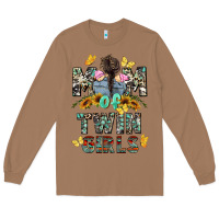 Toasted Coconut mom of twin girls mother's day Long Sleeve Tee - CowGirlArtShop