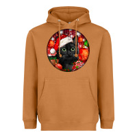 Meerkat christmas bombay cat Heavyweight Hoodie - LillyAllenDesigns