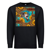 Black arabian horse Premium Sweatshirt - LillyAllenDesigns