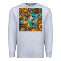 Heather Grey arabian horse Premium Sweatshirt - LillyAllenDesigns