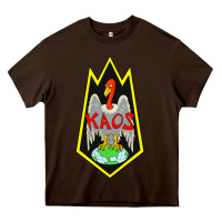Chocolate Brown kaos get smart Heavy Core Tee - tuanDangUi
