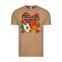 Vintage Coffee Mexican Hearts Vintage Tee - texasbilliewilder