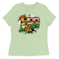 Matcha Connecticut State Map Ladies Tee - RanaPortraitStore