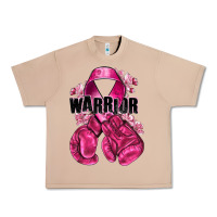 Burro Warrior Breast Cancer with boxing gloves Urban Heavy Tee - NancyCooperArtShop