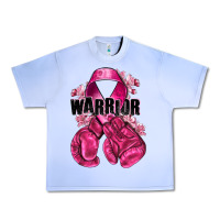 Grape Ice Warrior Breast Cancer with boxing gloves Urban Heavy Tee - NancyCooperArtShop