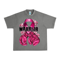 Tornado Warrior Breast Cancer with boxing gloves Urban Heavy Tee - NancyCooperArtShop