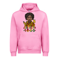 Fuchsia Pink juneteenth 1865 black boy Urban Hoodie - BarkalooDesign