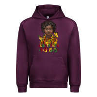 Mauve Wine juneteenth 1865 black boy Urban Hoodie - BarkalooDesign