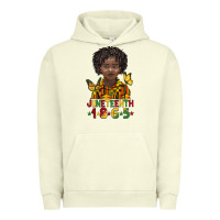 Pigment Pistachio juneteenth 1865 black boy Urban Hoodie - BarkalooDesign