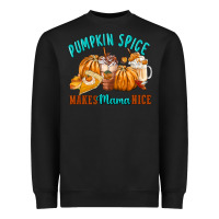 Black Pumpkin Spice Make Mama Nice Heavyweight Sweatshirt - FaDigitalArtStudio