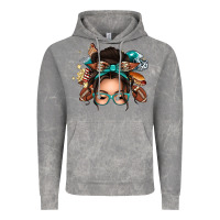 Cloud Rock american football messy bun Vintage Hoodie - texasbilliewilder