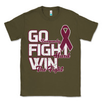 Army Green Go Burgundy Fifht Hard Win The Fight Classic Tee - Bettercallsaul