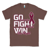 Chestnut Go Burgundy Fifht Hard Win The Fight Classic Tee - Bettercallsaul