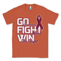 Copper Go Burgundy Fifht Hard Win The Fight Classic Tee - Bettercallsaul