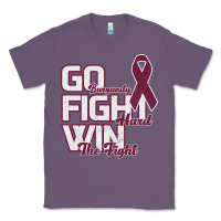 Lavender Go Burgundy Fifht Hard Win The Fight Classic Tee - Bettercallsaul