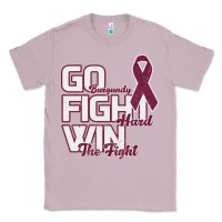 Lilac Go Burgundy Fifht Hard Win The Fight Classic Tee - Bettercallsaul